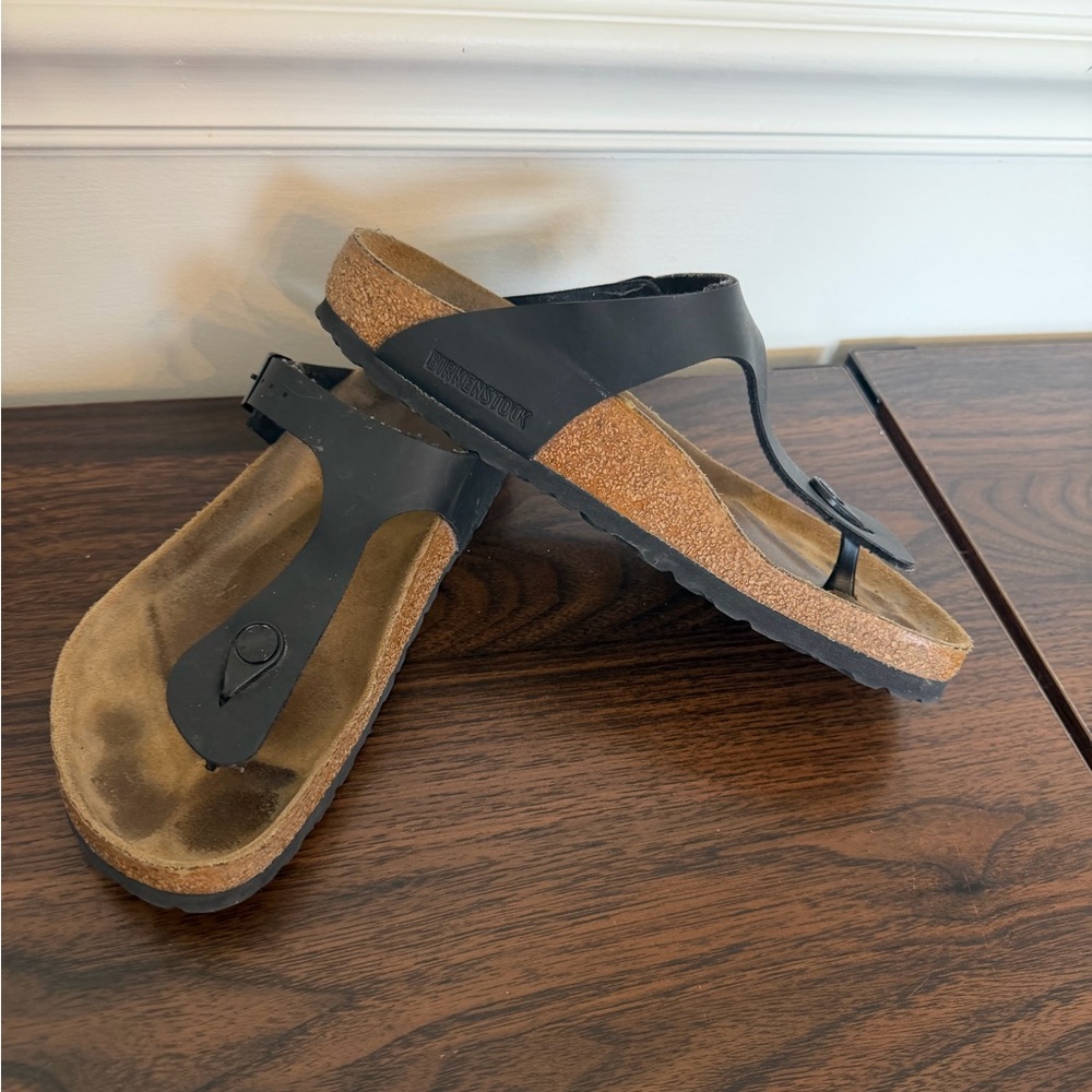 Black Birkenstock sandals